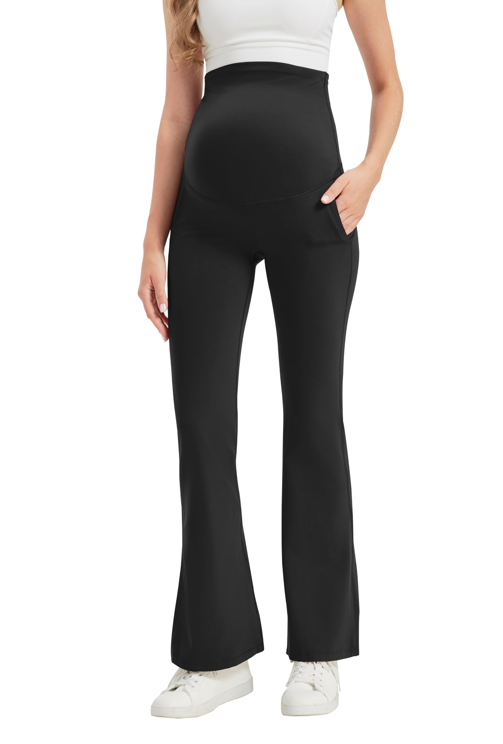 Photo 1 of VIMPEP Flare Maternity Yoga Pants