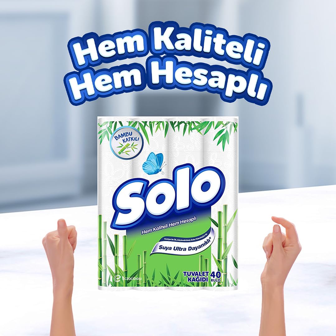 SOLO Bambu Katkılı Tuvalet Kağıdı 32'li