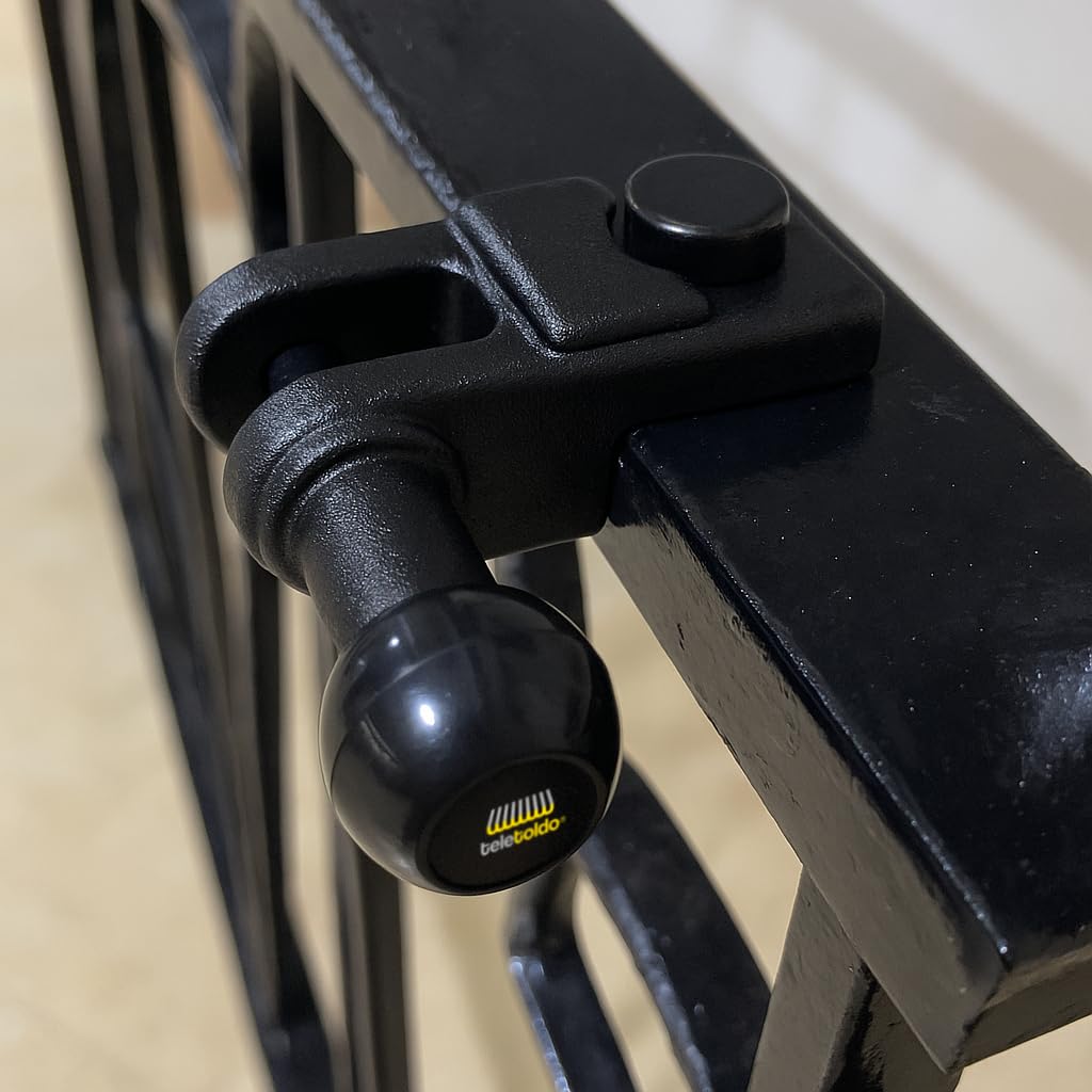 Set Geländerhalter für Balkonmarkise (schwarz)