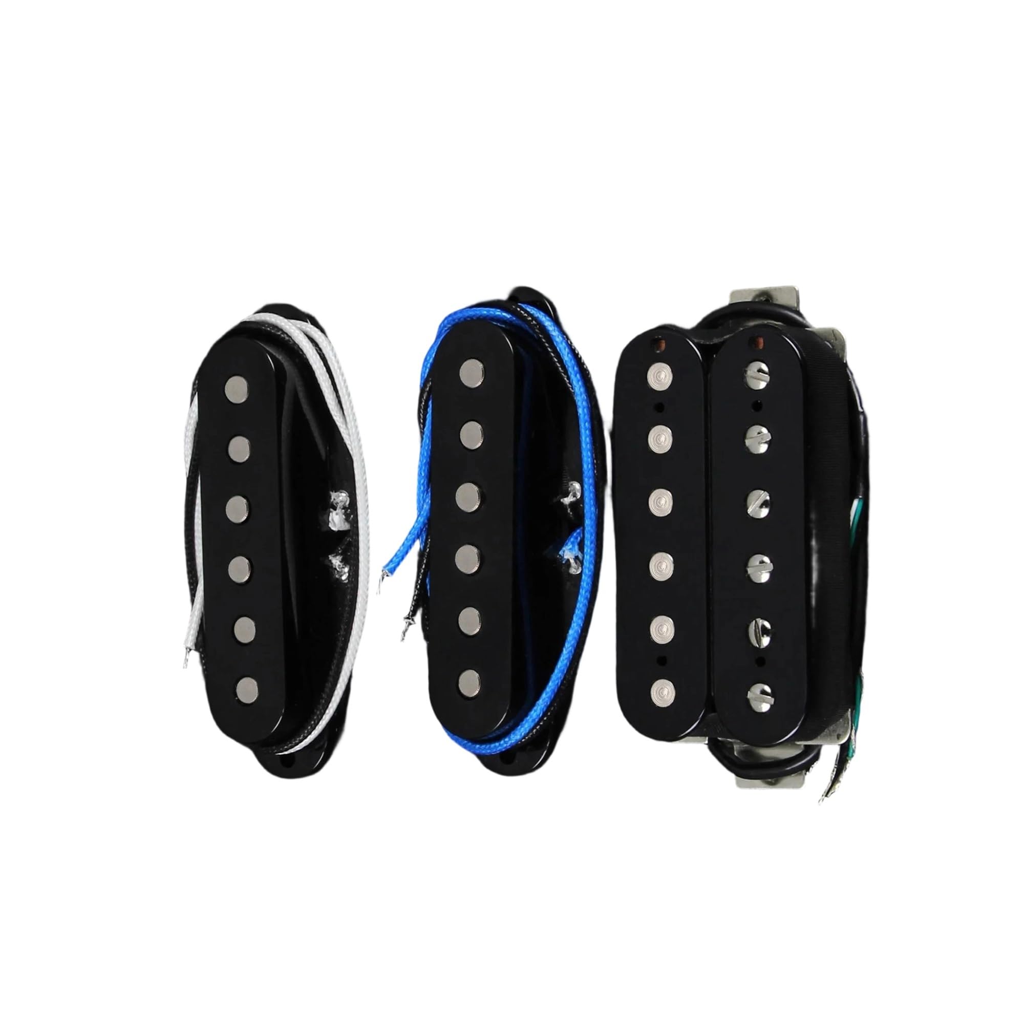 Alnico 5 SSH 3 Teiliges Tonabnehmer Set Zubehör Für E Gitarre Schwarz