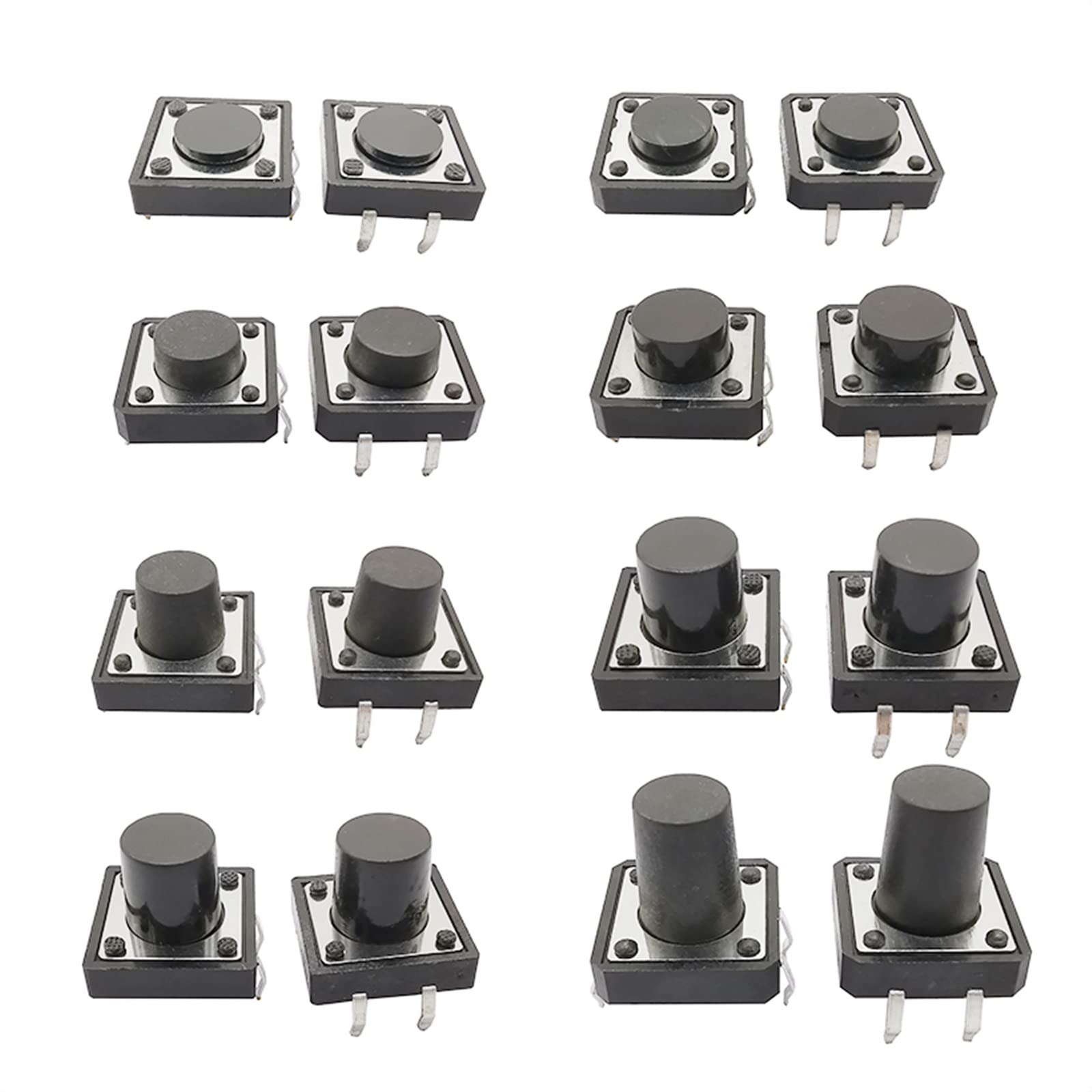 Interruptor táctil PCB 12x12mm para reparar mandos a distancia y equipos del hogar