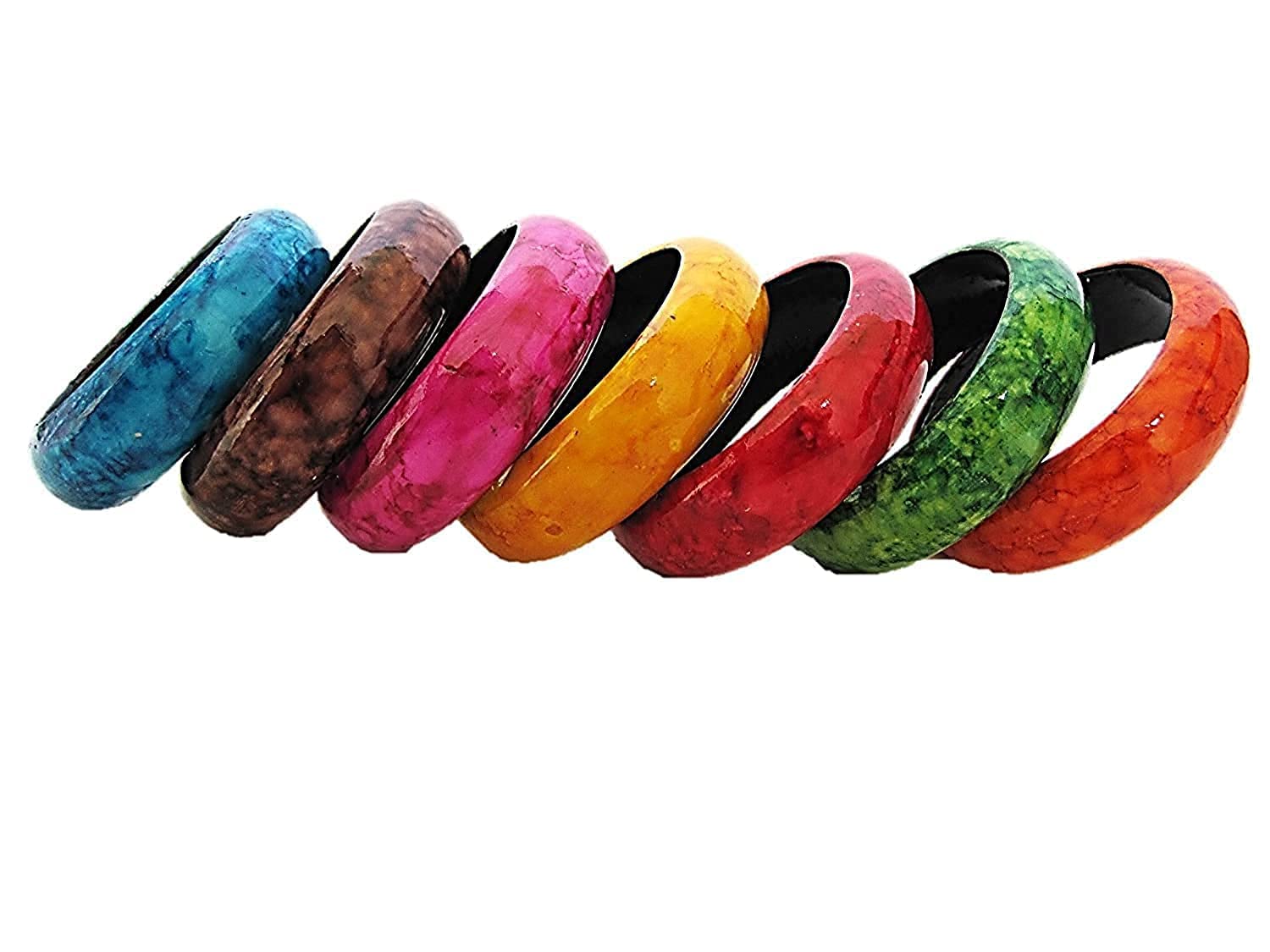 Jtku Handicraft Wood Bangles for Women & Girls Multi Color (Pack of 4) (B0B5M24NLM) Amazon Price History, Amazon Price Tracker