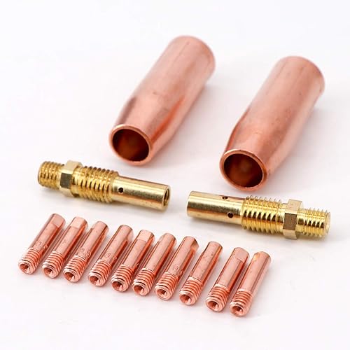 Miniatura 4 de KIPA Kit de soldadura MIG de 0.035 "para Tweco Lincoln 100L Punta de contacto Boquilla Diffuer Gas M3 Pistola Antorcha Consumible Durable