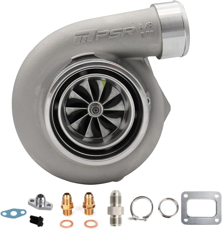 Turbo GT3582R GEN II Pulsar Turbo Systems com Rolamento Duplo Cerâmico T4 0,82 A/R – Kit com flange V-Band