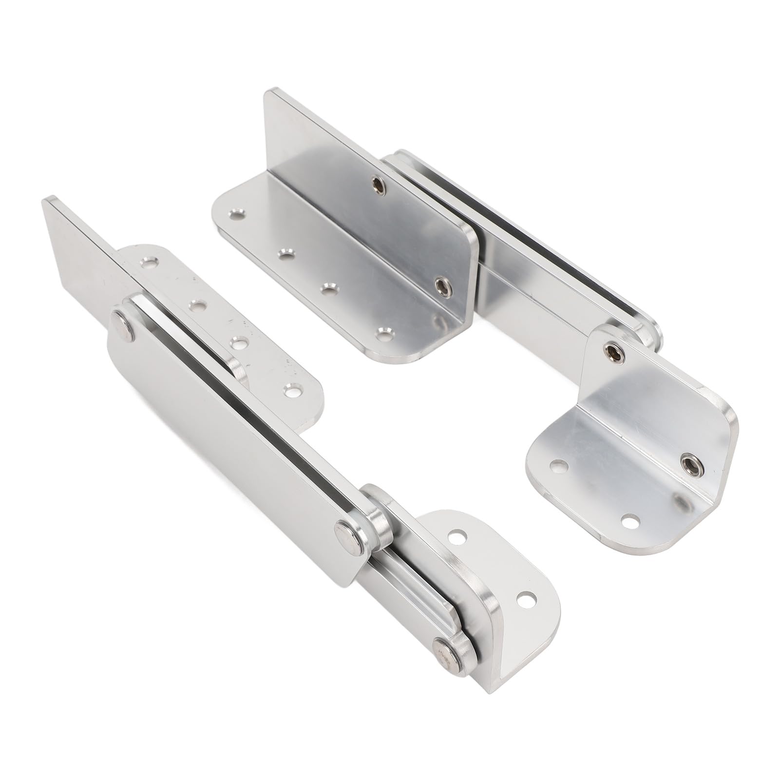 Knagi Składane do łodzi, 6 Mm Stop Aluminium 0 120 Stopni, Knagi Składane do łodzi, Doków Morskich z Gładkimi Krawędziami i Narożnikami Wymiany Zawiasów w Luksusowym Jachcie