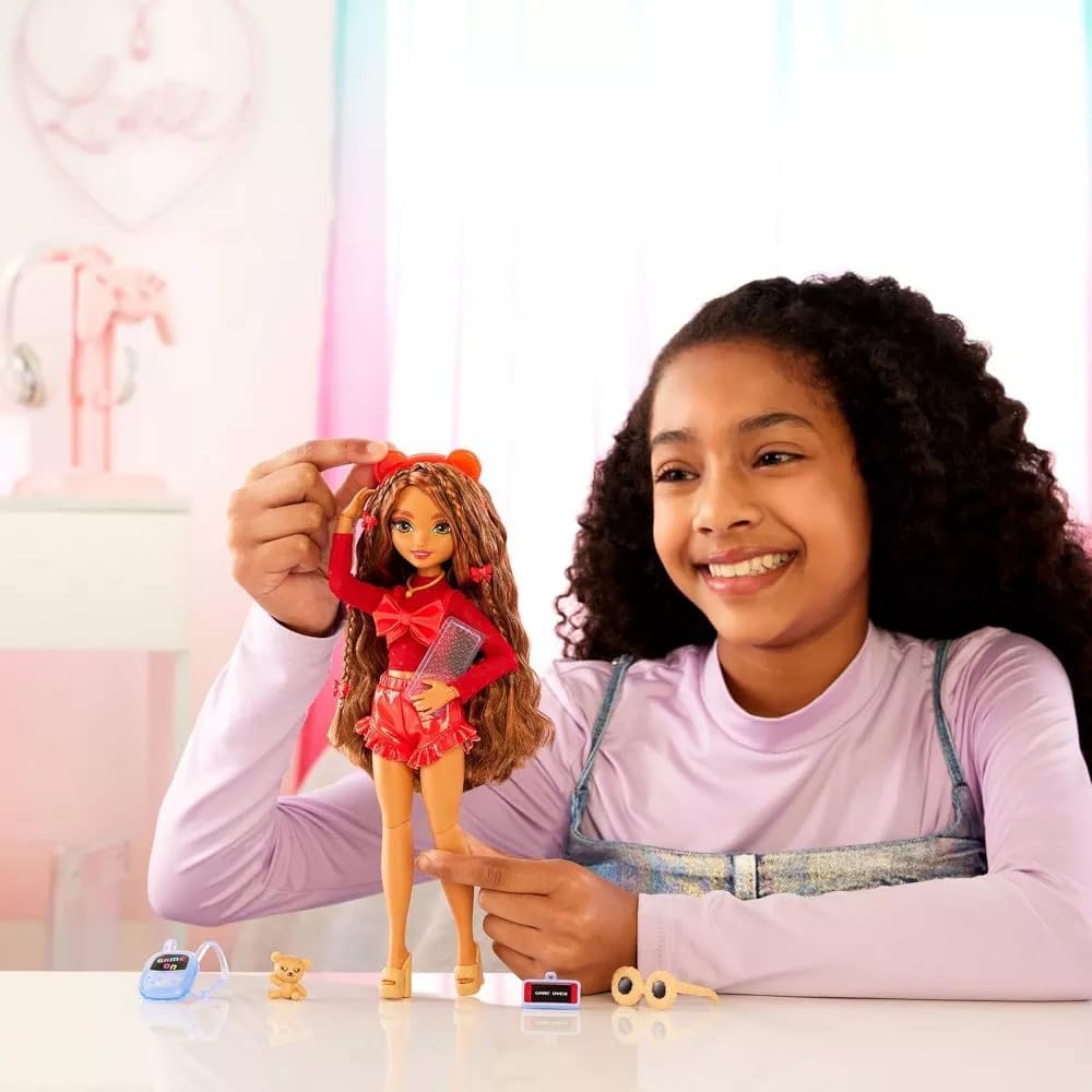Barbie Dream Besties Teresa & Malibu Posable Fashion Doll Bundle, 2 Doll & Accessories Playsets with Video Game and Makeup Themed Pieces, Long Hair Styling Dolls for Kids Ages 4+