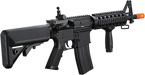 Miniatura 2 de Lancer Tactical RAS CQB MK18 Airsoft AEG Piactinny Rifle con batería y cargador Nimh, 1000 rondas 0.01 oz 0.236 in BBS (Color: Negro)