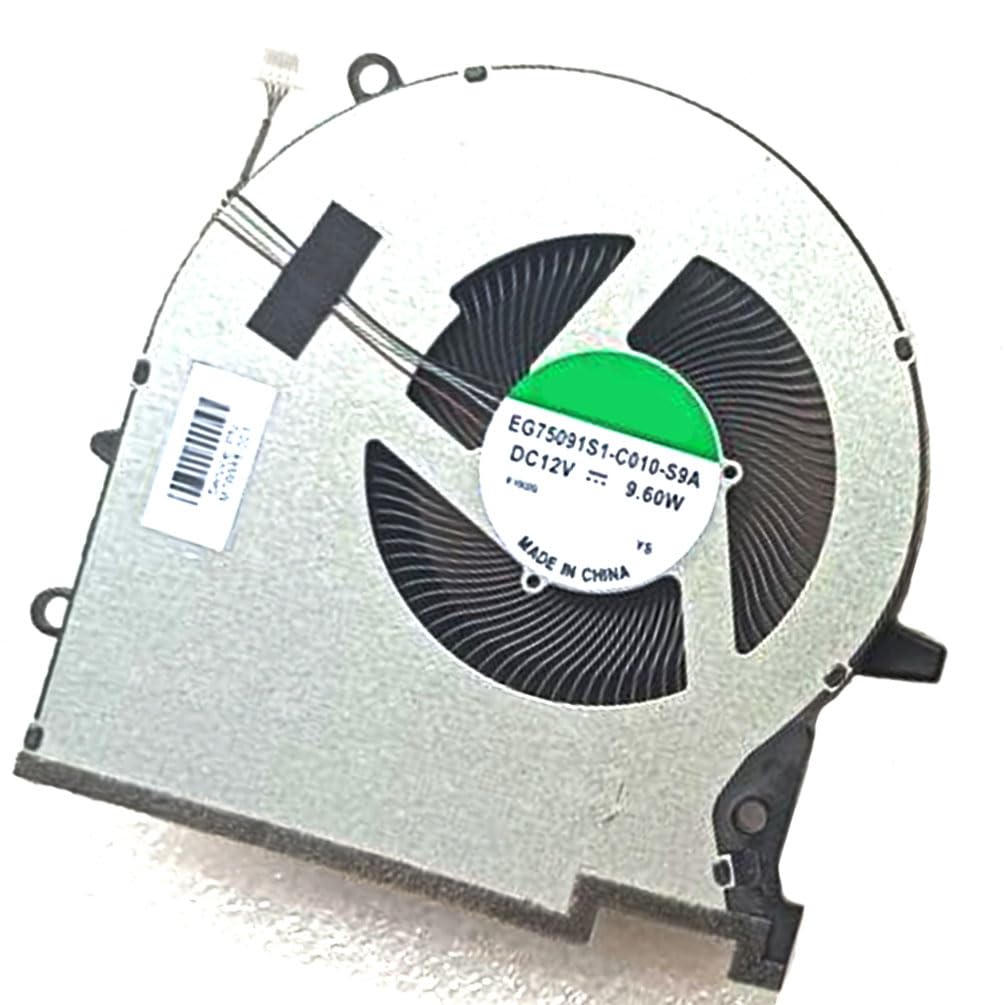 EG75091S1-C010-S9A CPU Cooling Fan Replacement for HP Omen 7 8 Plus 17-CK CK0054TX TPN-Q266 Series Laptop 12V 9.6W 4PIN