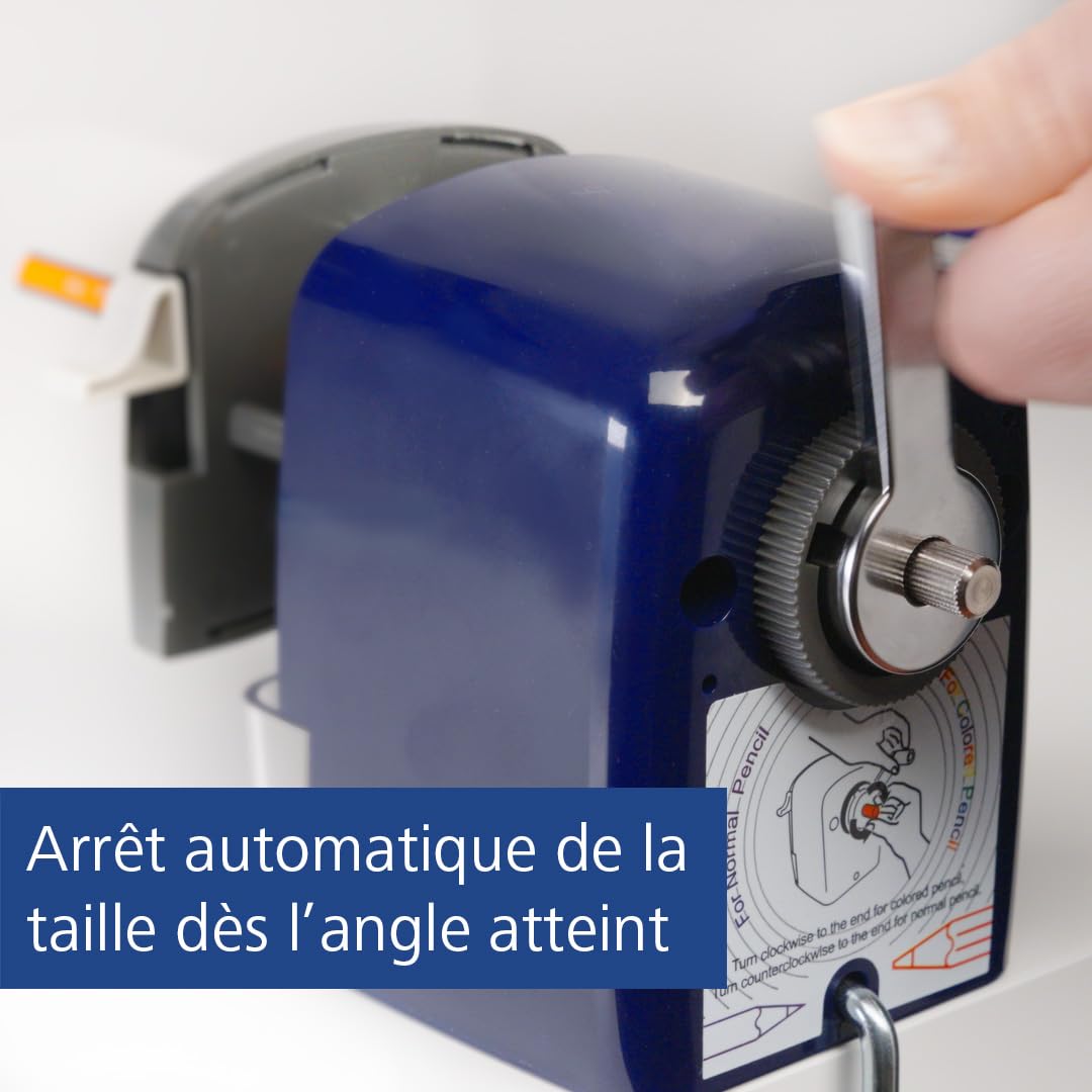 Staedtler Machine à tailler manuelle pour tout type de crayons, Livrée dans une boîte en carton, 501 180