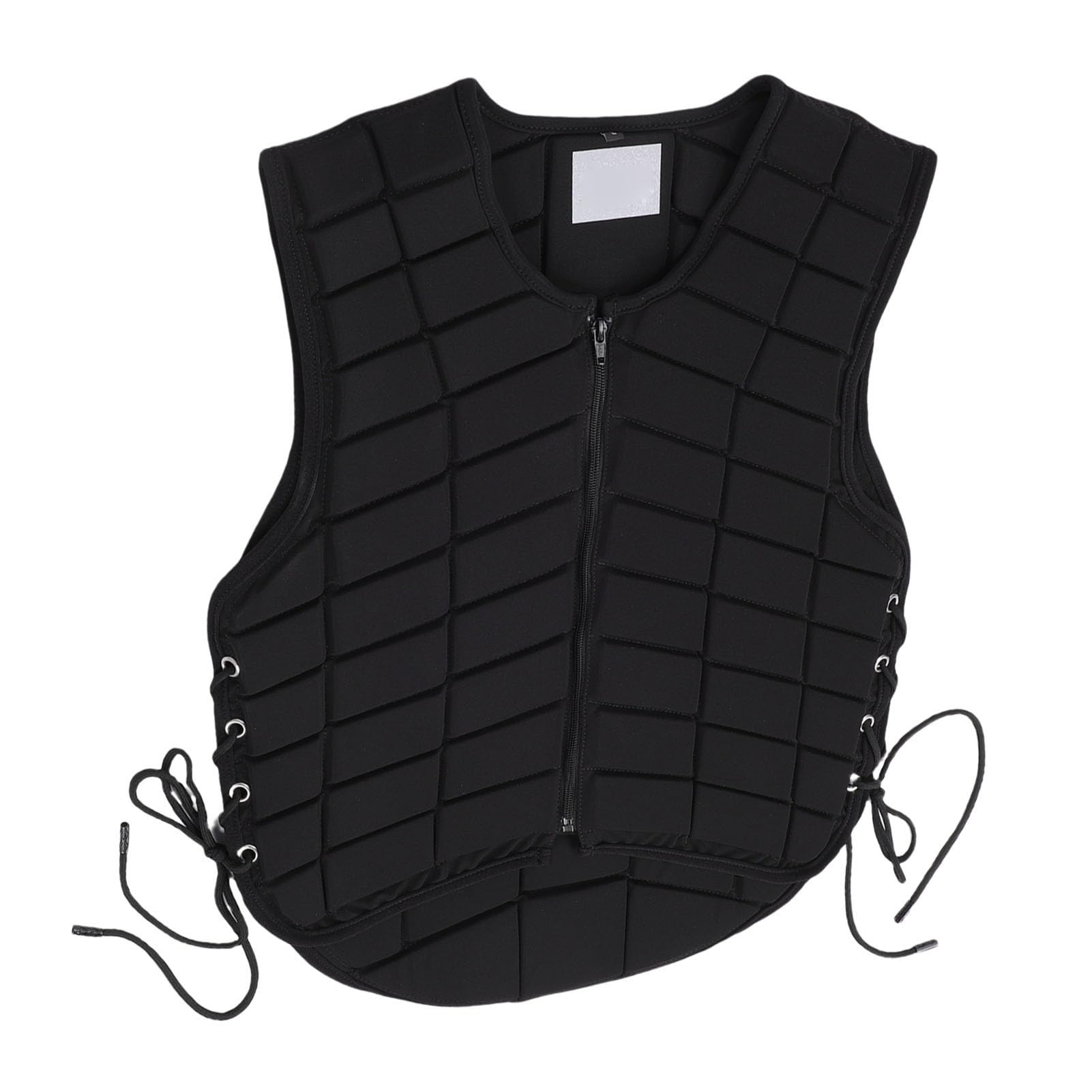 Brrnoo Gilet Professionale Equestre con Zip e Imbottitura Estesa per