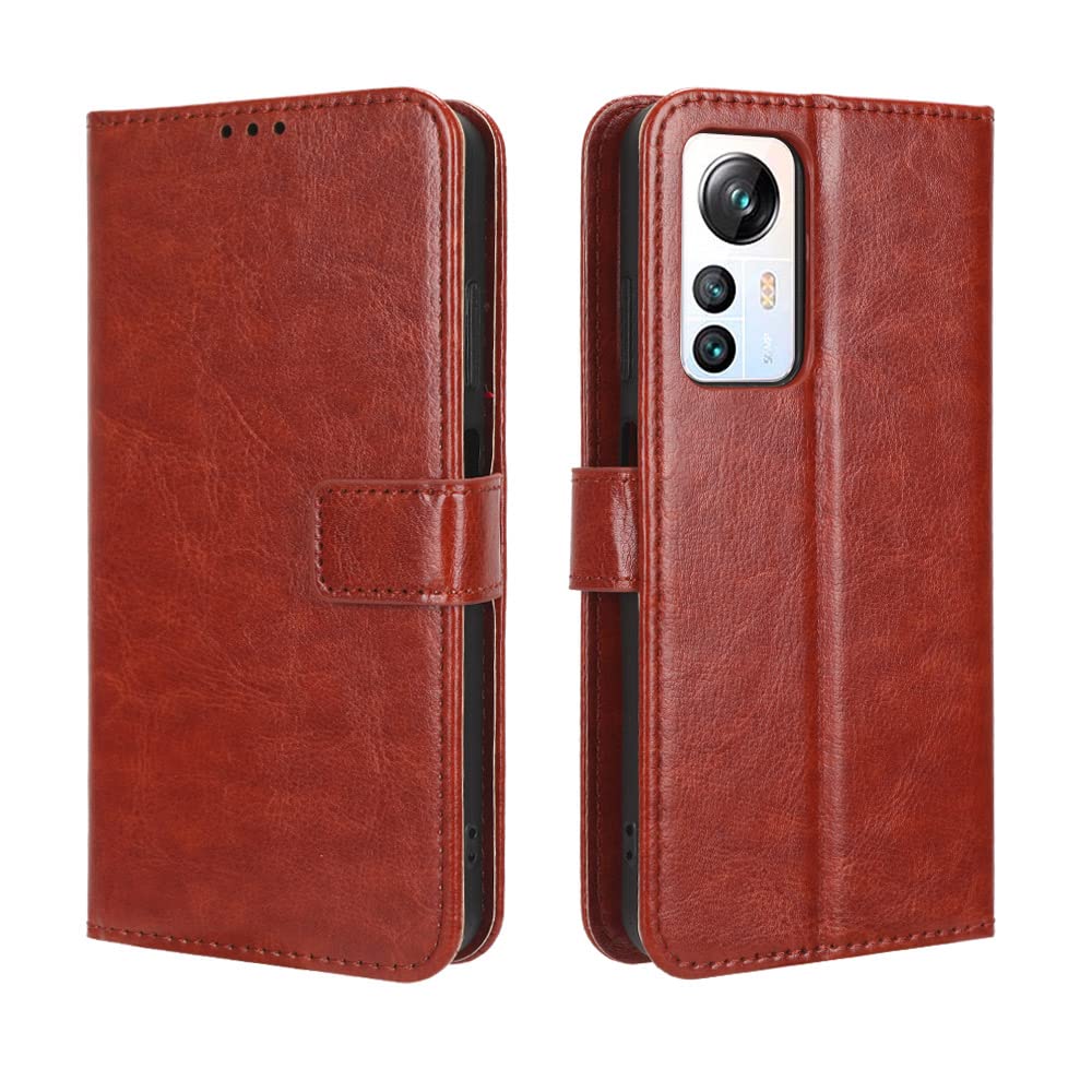 HAOYE Coque Portefeuille Pour Blackview A85 – Cuir PU Marron, Magnétique, Fentes Cartes, Fonction Béquille, Antichoc