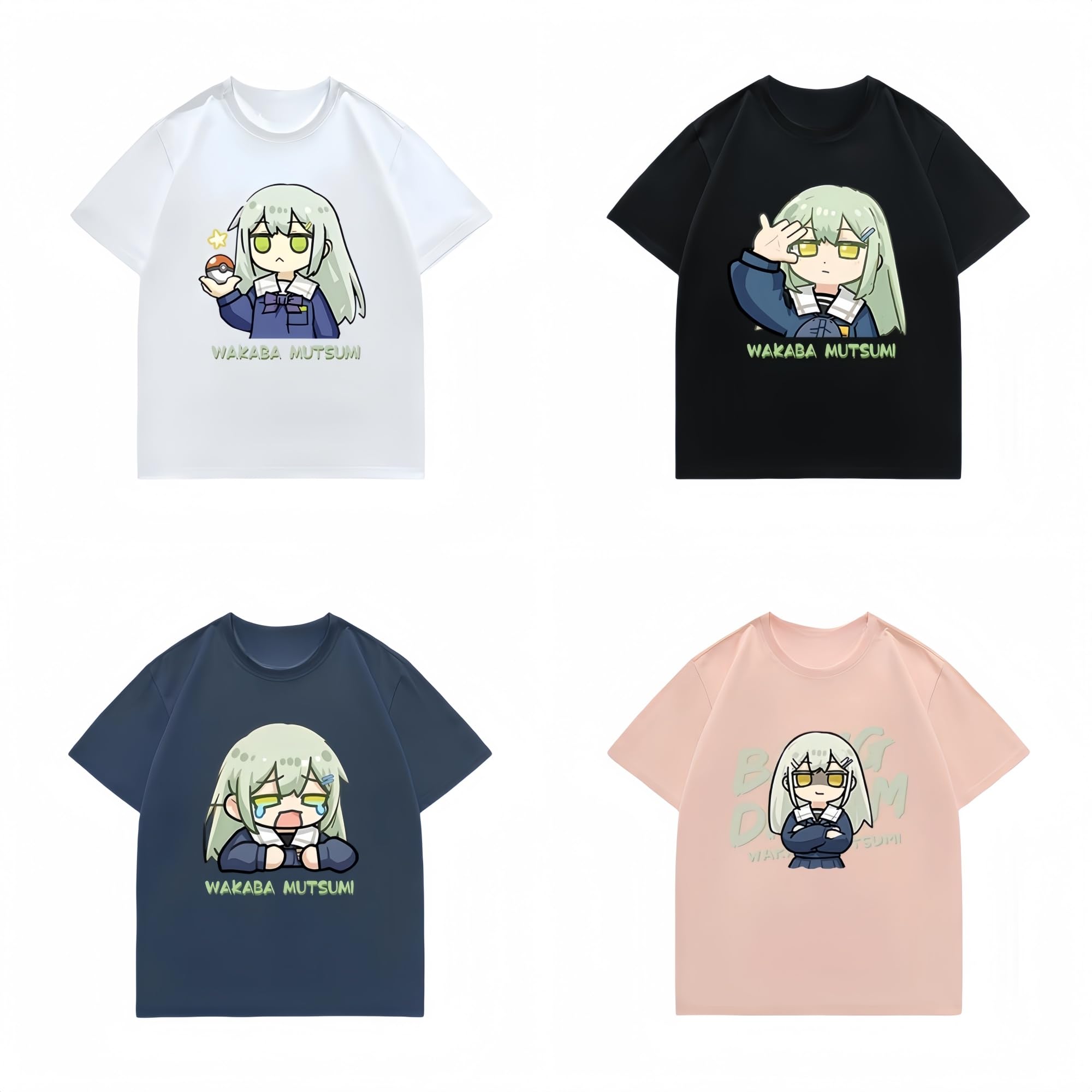 Amazon.co.jp: [Mookky] BanG Dream! Ave Mujica tシャツ 半袖 5個模様 