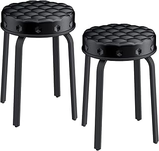 Sofeya Bar Stool Set of 2, 18.5 Inch Backless...,