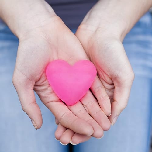 Miniatura 7 de Moldes de silicona para jabón, 4 moldes de silicona de corazón, moldes de jabón de silicona para hacer jabón, pasteles, gelatina, pudín, caramelo,