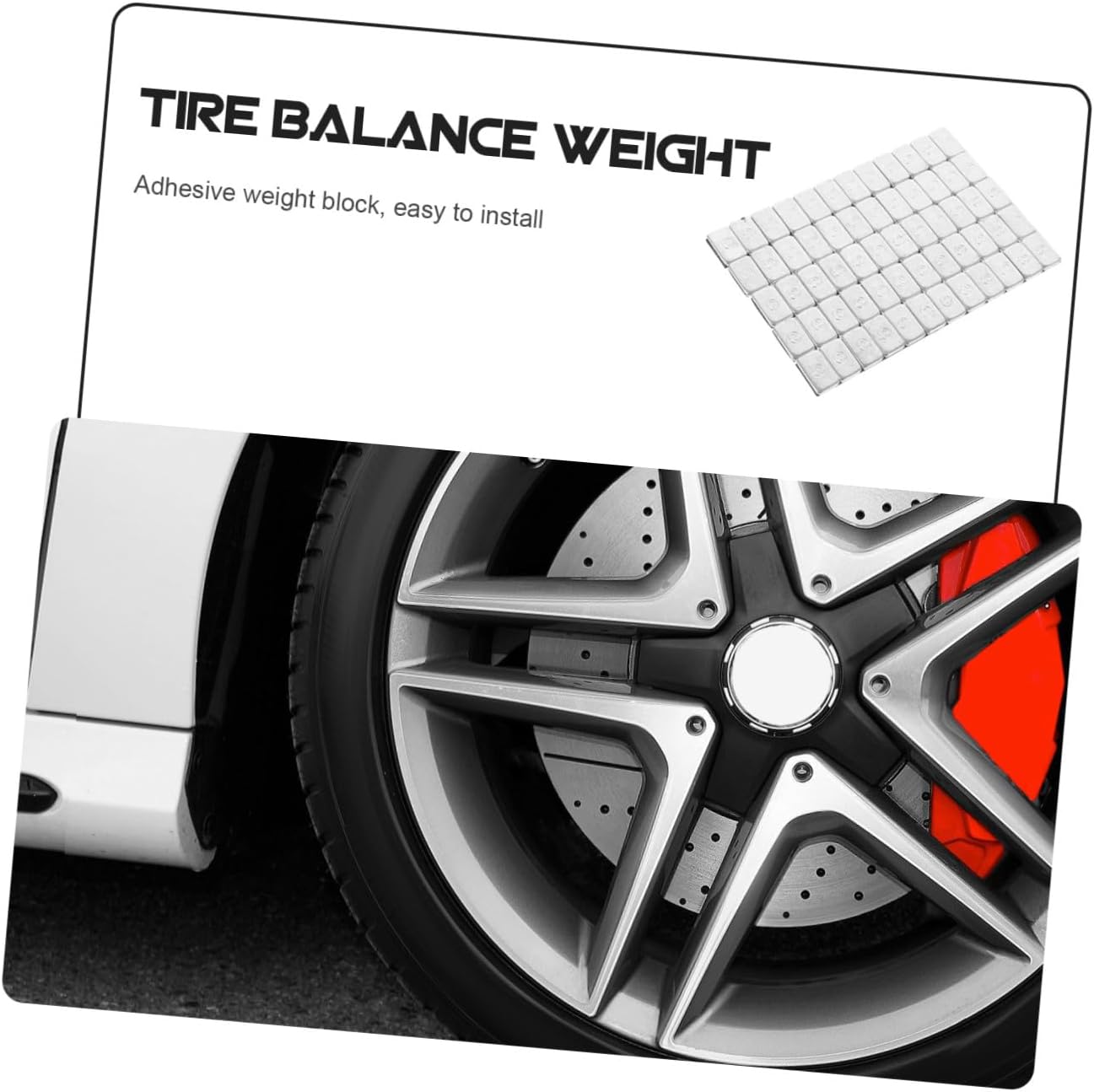 10g Adhesive Wheel Balance Weights Strips Tire Balancing Weights for Cars Trucks Motorcycles Easy to Use Secure Attachment Compatibility
