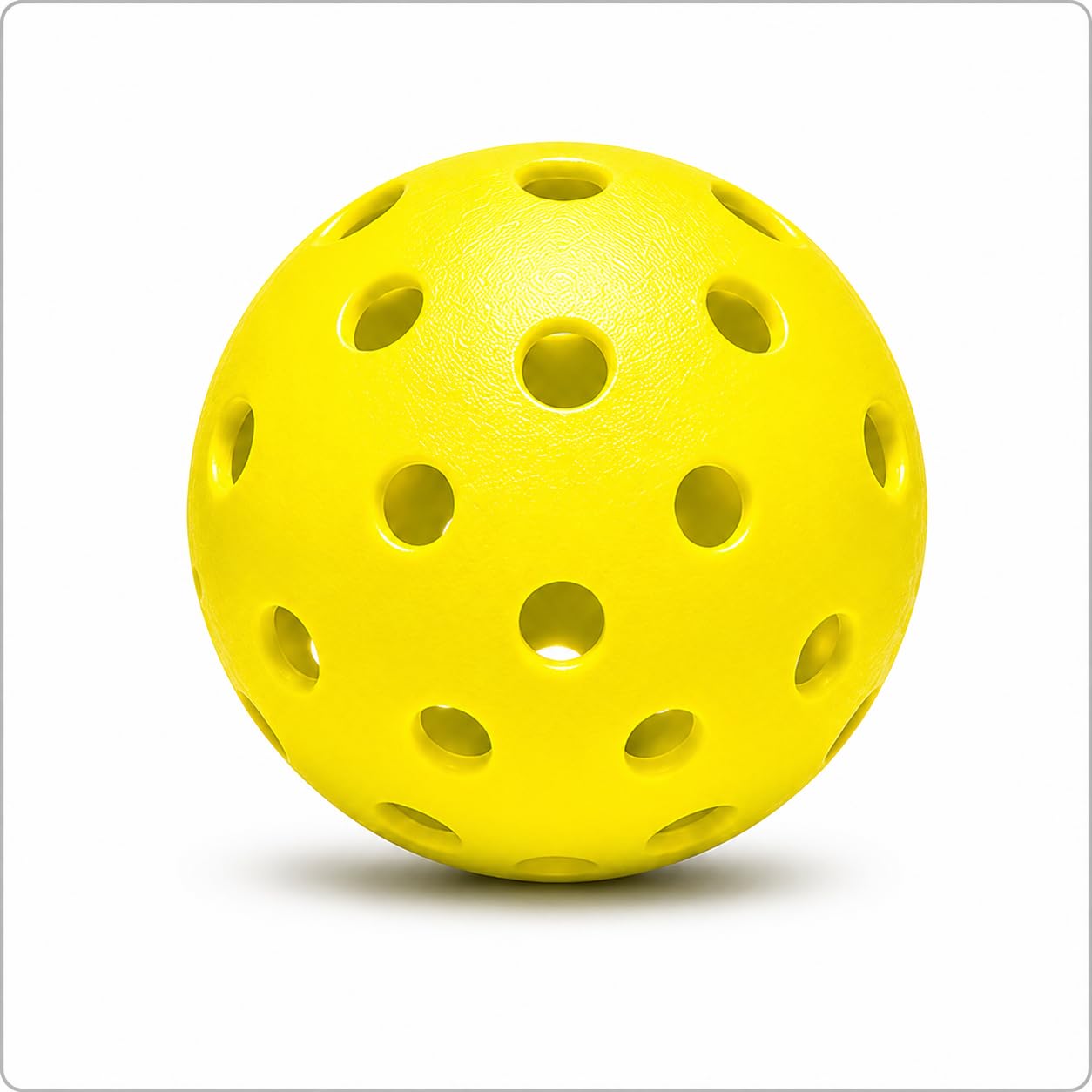 Pickleball® Outdoor Pickleball, High Visibility Yellow, AIPA Approved, Rotational Molding Tech, 6 Pack-image-24