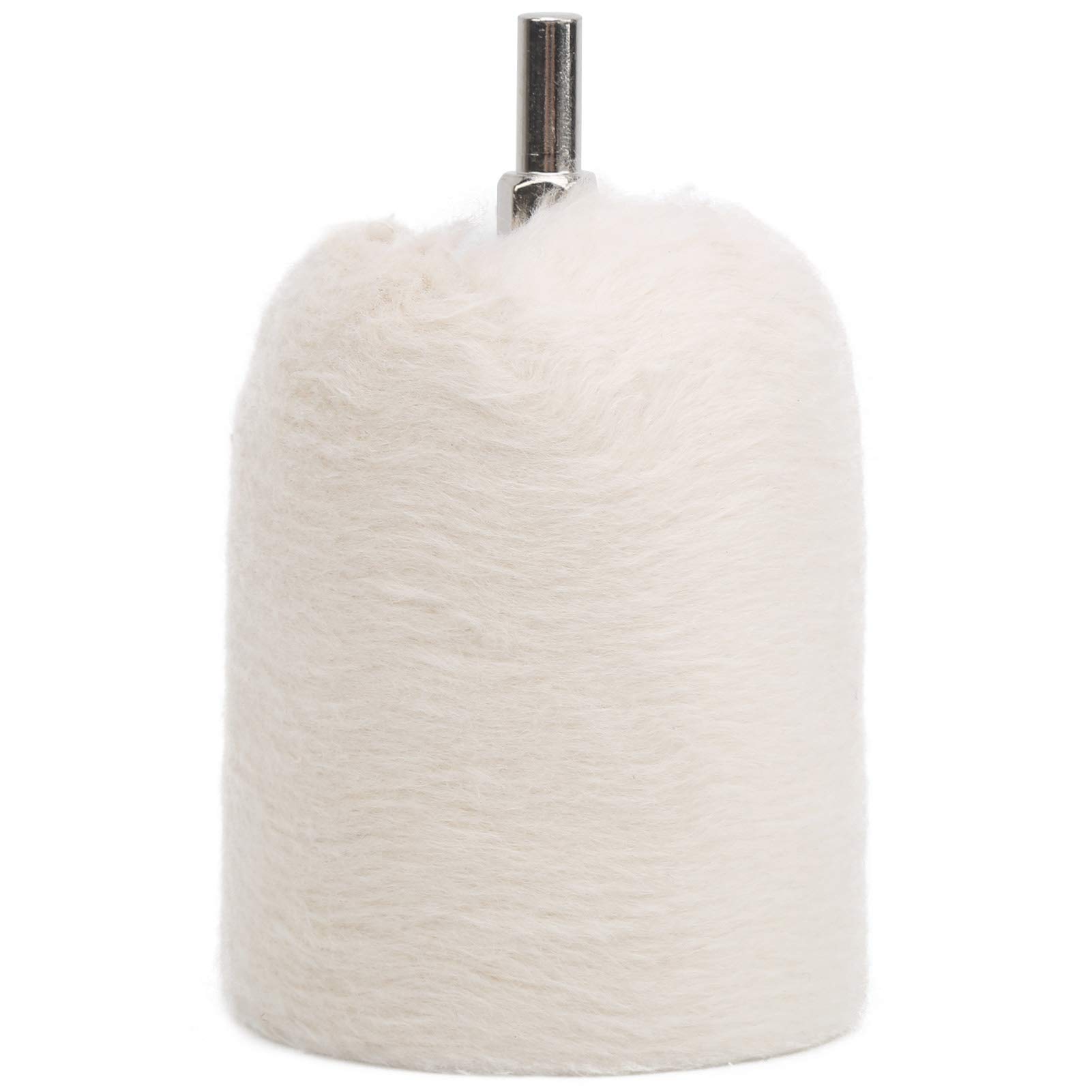 Respicefinem White Cloth Polishing Wheel Cylindrical Type Drill Grinding Tools With Handle60Mm (Cylindrical type 60mm)