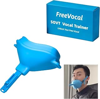 SOVT KIt Trainer & Vocal Steamer for Singers, Breathing Exercise Device for Lungs, Pro Singers & Vocal Coaches Used, Articulation Practice, Ergonomic Portable Vocal Warm-Up Tool