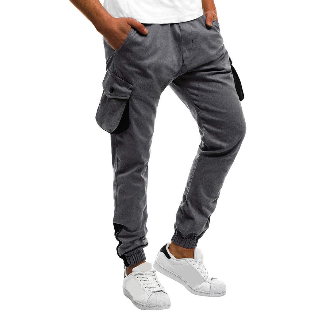 Pantalon boyfriend homme gris taille L en coton - 8