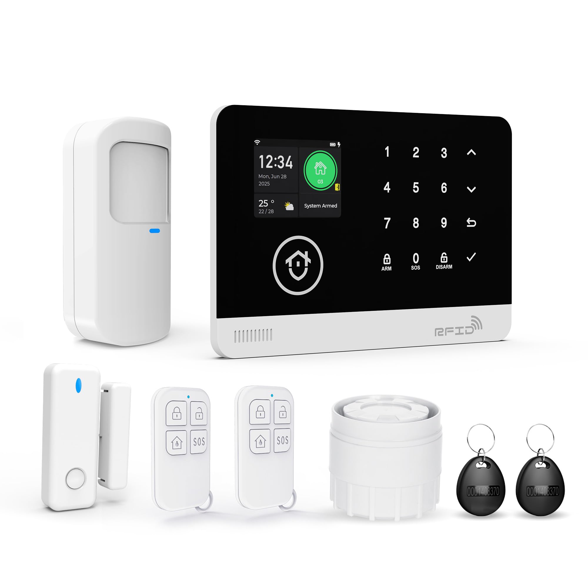 Système d'alarme maison contre les intrusions avec alerte téléphonique