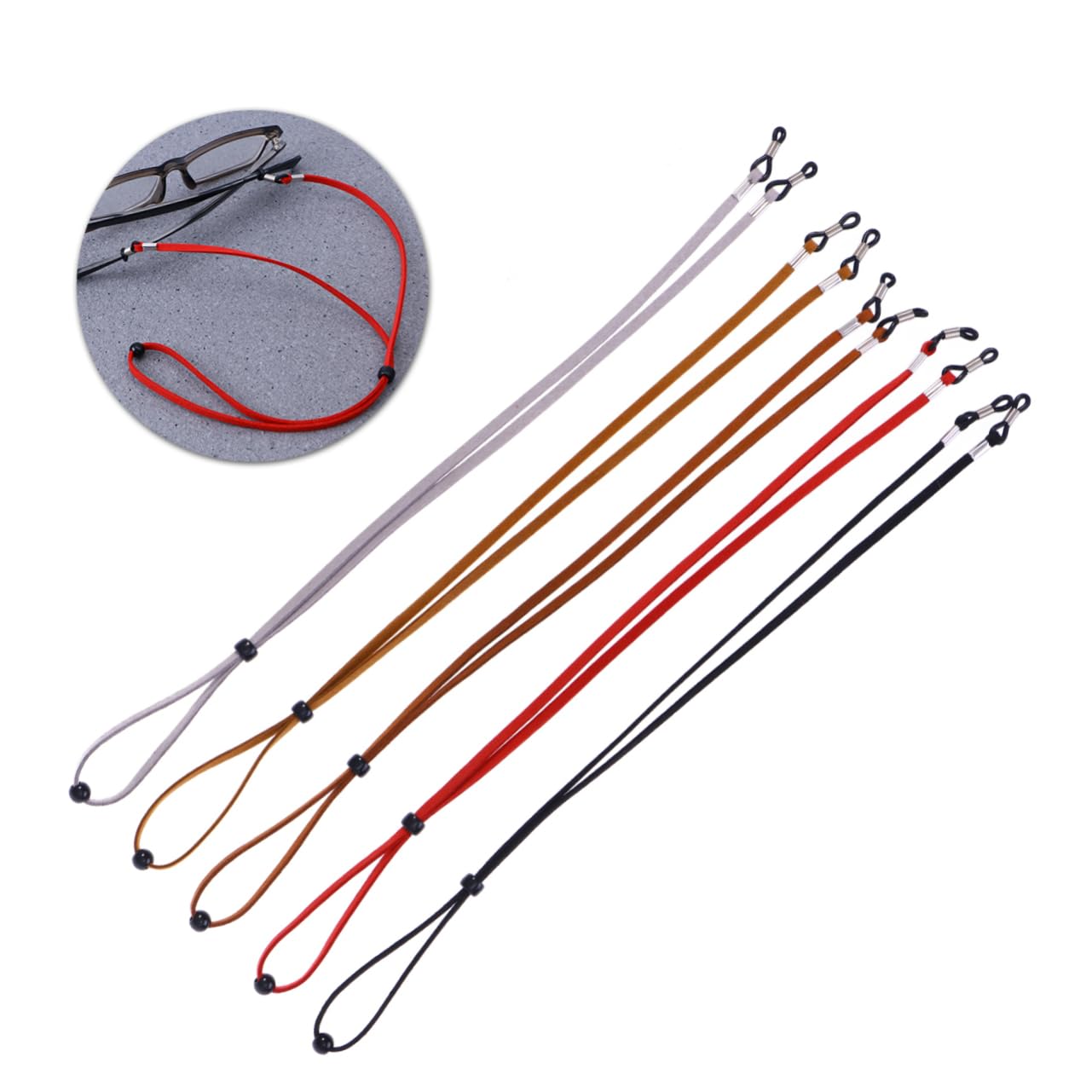 Healeved 15 Piezas Retenedor De Gafas Cordón Para Gafas De Correr Gafas De Sol Cuerda De Natación Cordón Sin Gafas Cadena Sin Gafas Corriendo Gafas De Sol Cuerda Para Gafas Lentes Anticipo