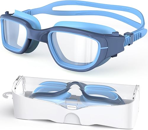 Miniatura 15 de Gafas de natación para niños, gafas de natación para niños de 6 a 14 años, gafas de piscina con protección UV antivaho para niños y niñas