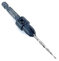 Vista 35 de FTG USA Juego de brocas avellanadoras de madera ajustable, 5 piezas, broca avellanadora #4 #6 #8 #10 #12 con broca cónica para carpintería