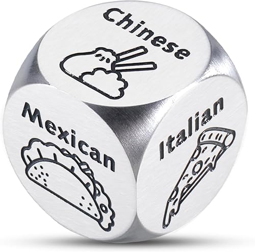 Regalos para el día de San Valentín para él, ideas de cita nocturna para parejas, dados de decisión de comida, aniversario, Navidad, regalos de