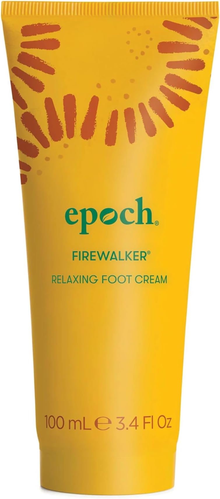 Nu Skin Epoch Fire walker Foot Cream | Infused with Hawaiian Ti Leaf & Babassu Oil | Soothes Tired Feet | Relaxing & Moisturizing Making it Travel Essentials | Foot Care | 3.4 Fl Oz | 1 Pack