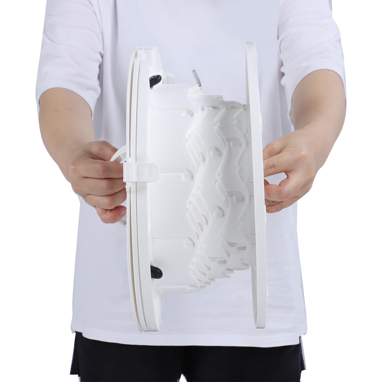 Inodoro Portátil Retráctil de Altura Ajustable para Acampar, Adultos, Niños, Capacidad de Carga de 330,7 LB, Orinal de Viaje Plegable Resistente e Impermeable para Senderismo, Pesca en