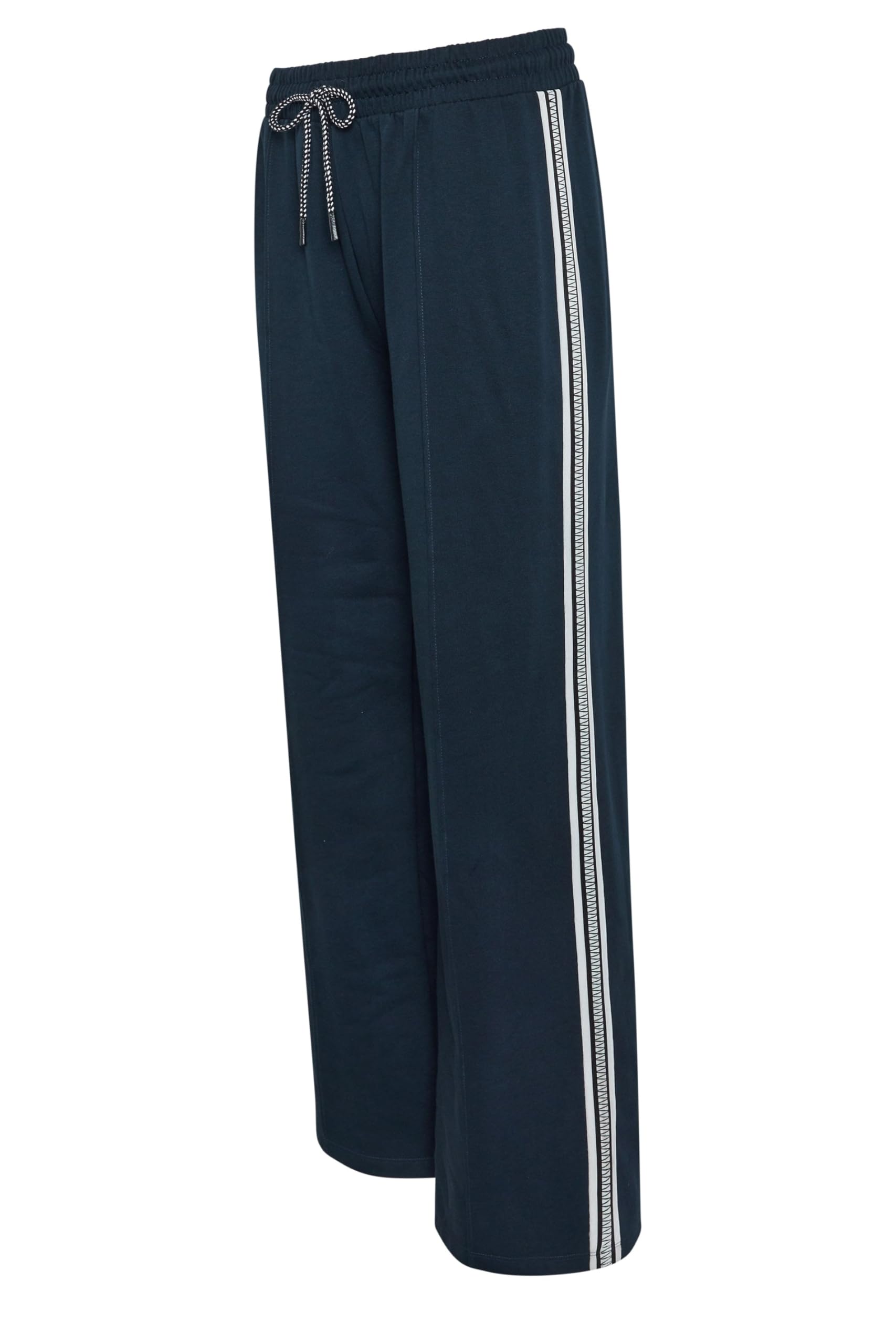 Long Tall Sally - LTS Tall Blue Side Tape Wide Leg Joggers - Women's