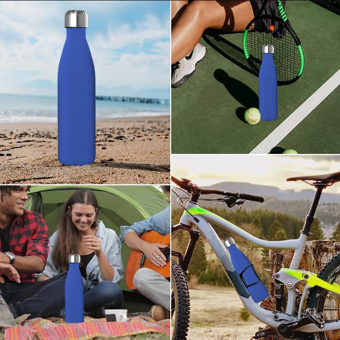 ProBytes Stainless Steel 1000ml Water Bottle, Thermal Vacuum Insulated Flask, Double Wall BPA-Free Material - Image 3