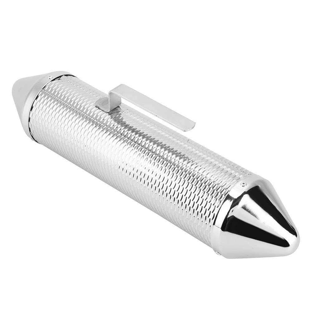 Guiro in acciaio inox, resistente Guiro con raschietto musicale a percussione con raschietto