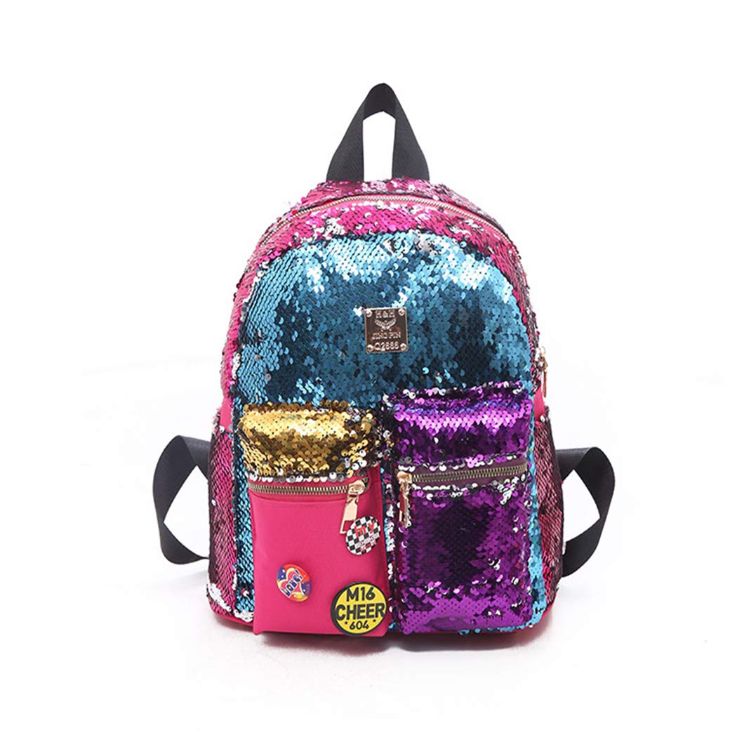 reversible sequin school backpack