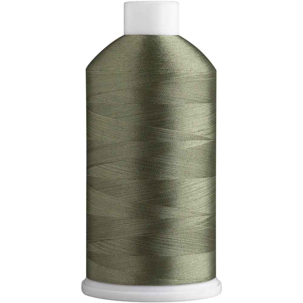Superpunch SuperB Embroidery Thread 40wt, 5000 m Cone, Avocado Green 963