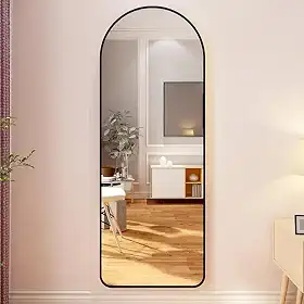 Espelho Oval Moldura Preto Sala Quarto Hall 100x30 Grande Decorativo