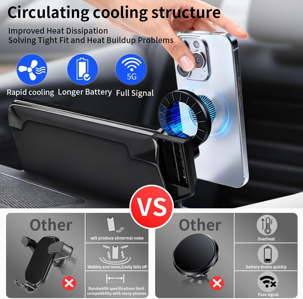 Car Magnetic Phone Holder for Chevrolet Chevy Trax 2024 2025 2026 Auto Interior Accessories Best Cellphone Mount Navigation Charging Mobile Cradle Cell Phones Screen Stand Dashboard Accessory