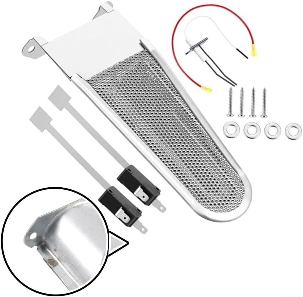 RV Furnace Burner Head Kit Replacement Compatible for Atwood AFM Series AFMD Models and for AFS Series 79 85 Furnaces, Includes Igniter Electrode Assembly 34570 and Sail Switch 36680