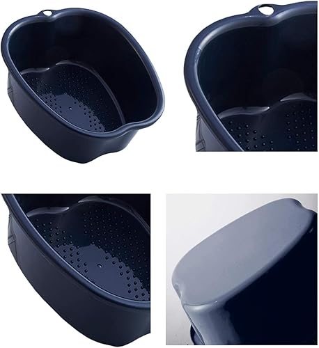 Miniatura 3 de AXLOFO® Lavabo de baño de pies para remojar pies, bañera grande de plástico para remojar pies, cubo de baño de pies para masaje de pies, ideal