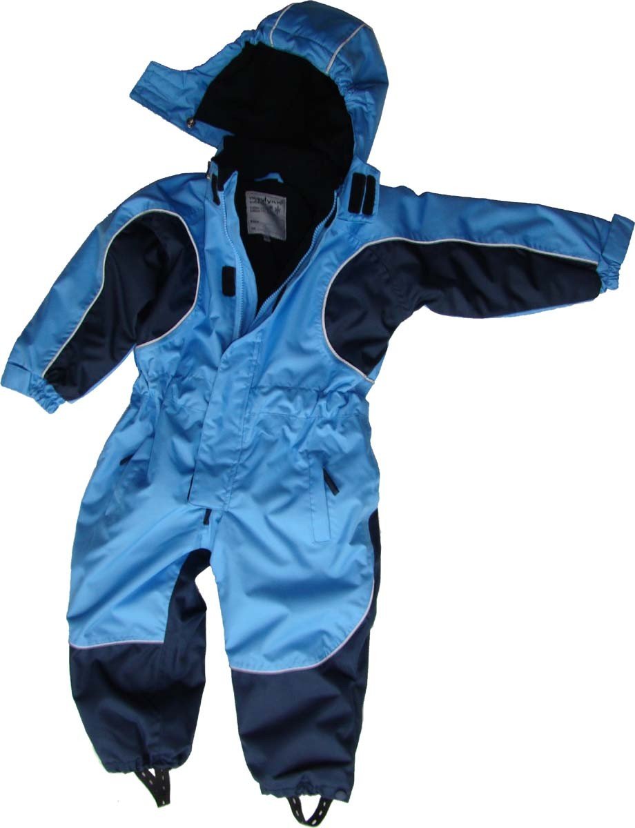 MAYLYNN Kuscheliger Schneeanzug Skianzug hellblau atmungsaktiv und wasserdicht 5000mm