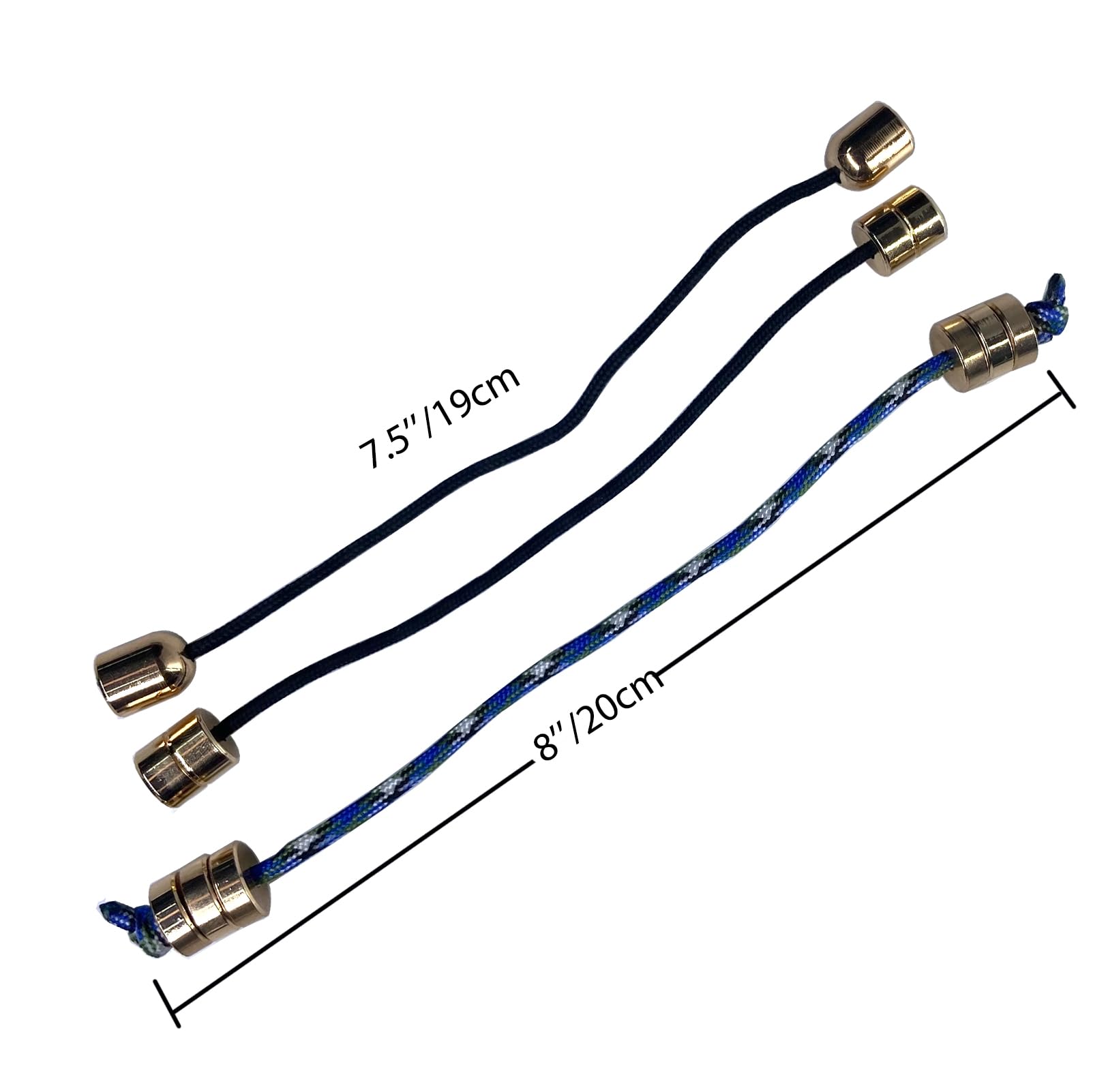 Ywait2long 3 Pcs Fidget Beads Fidget Toy Copper Worry Fidget Beads Spin Bump EDC Novelty and Gag for Men Women Teens Skill Players (Bead)