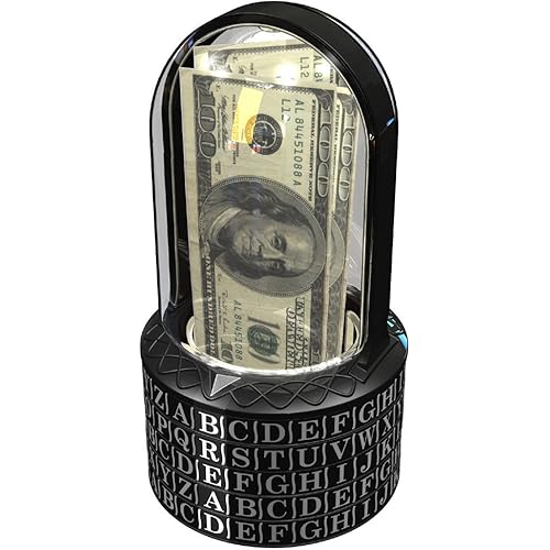 Puzzle Pod Cryptex - Brain Teaser Puzzle & Coin Bank