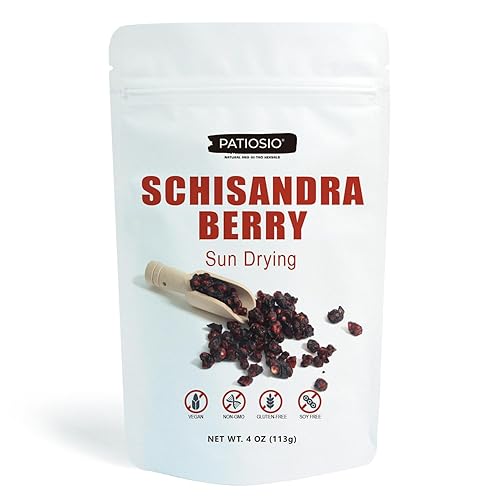Nature Schisandra Berry Dried - Té de bayas de Schisandra de montaña ChangbaiWu Wei ZiFruta de cinco sabores - Sin aditivos y sin OMG - 4 oz  113 g