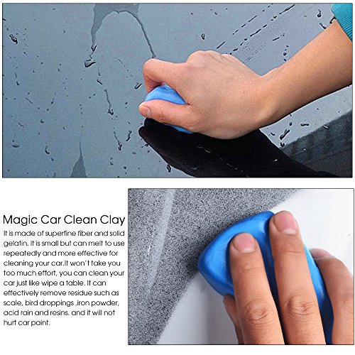 Fixget Lehm Professionele lakreinigingsklei voor lakverzorging en velgenreiniging, autodetaillering, Magic Clay Bar… - Image 3