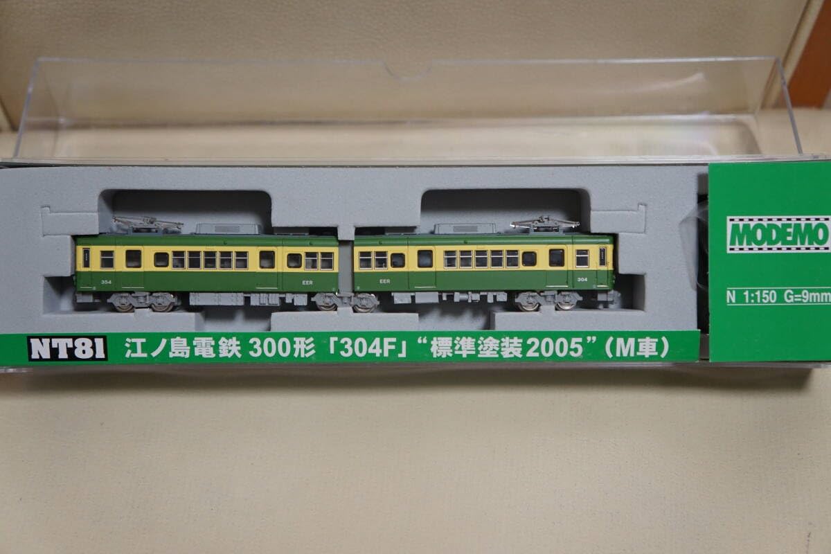 ファッションなデザイン モデモ 江ノ島電鉄300形 鉄道模型 304F標準 