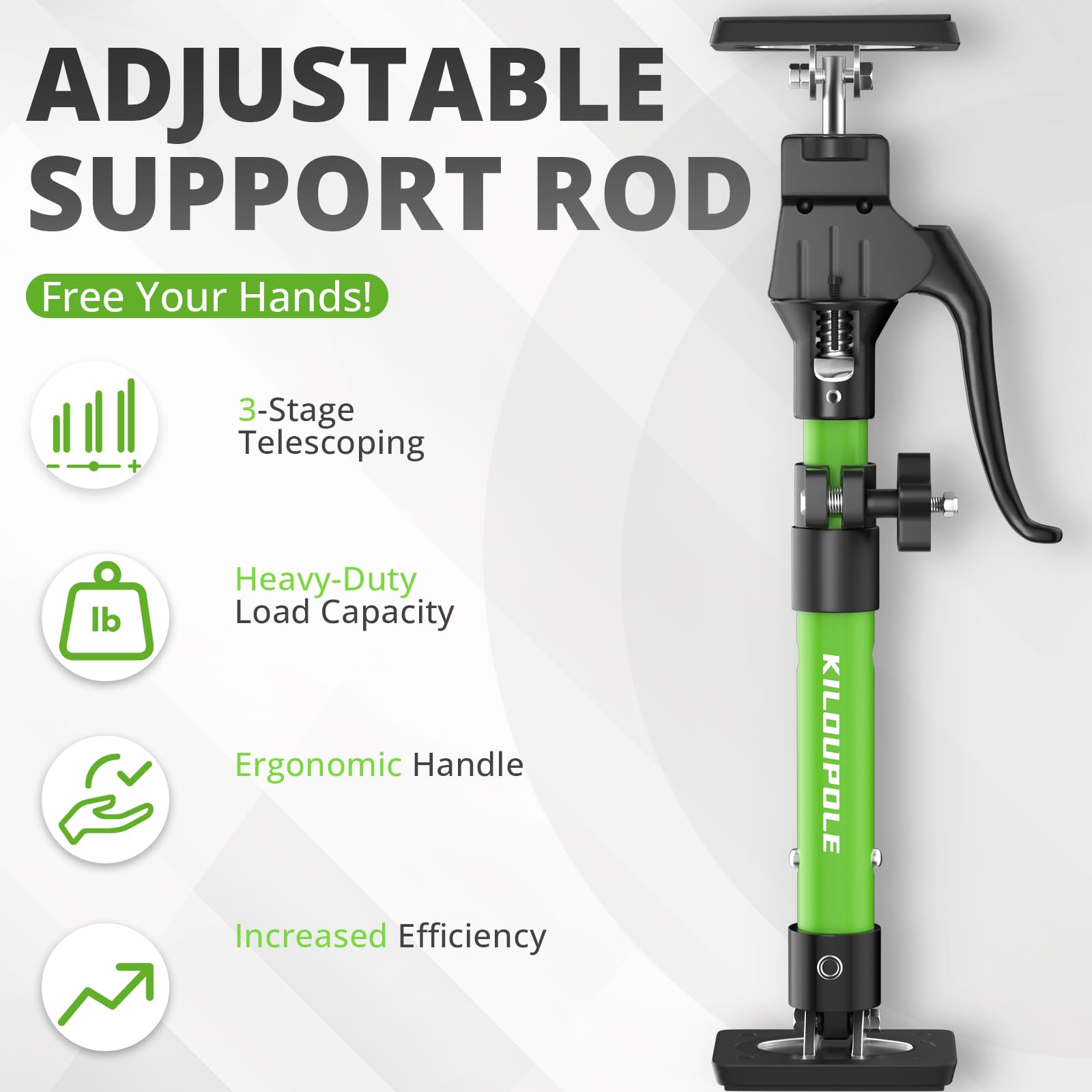 KILOUPOLE Herramienta de soporte ajustable, 15.8-23.6 pulgadas, 2 unidades
