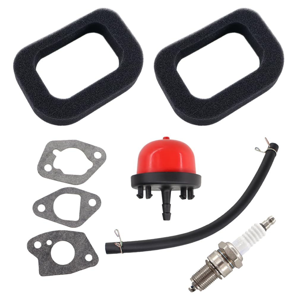 MCHNIC Sponge Air Filter with Spark Plug for for Mountfield RS100 SP414 HP414 HP45 HP41 HP42R HP414 SP414 HP180R SP180R S421PD S421RHP 118550704/0 Lawn Mower