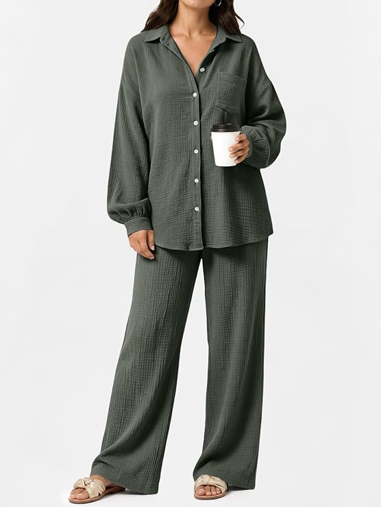 LILLUSORY Womens 2 Piece Matching Lounge Sets Oversized Fall Outfits