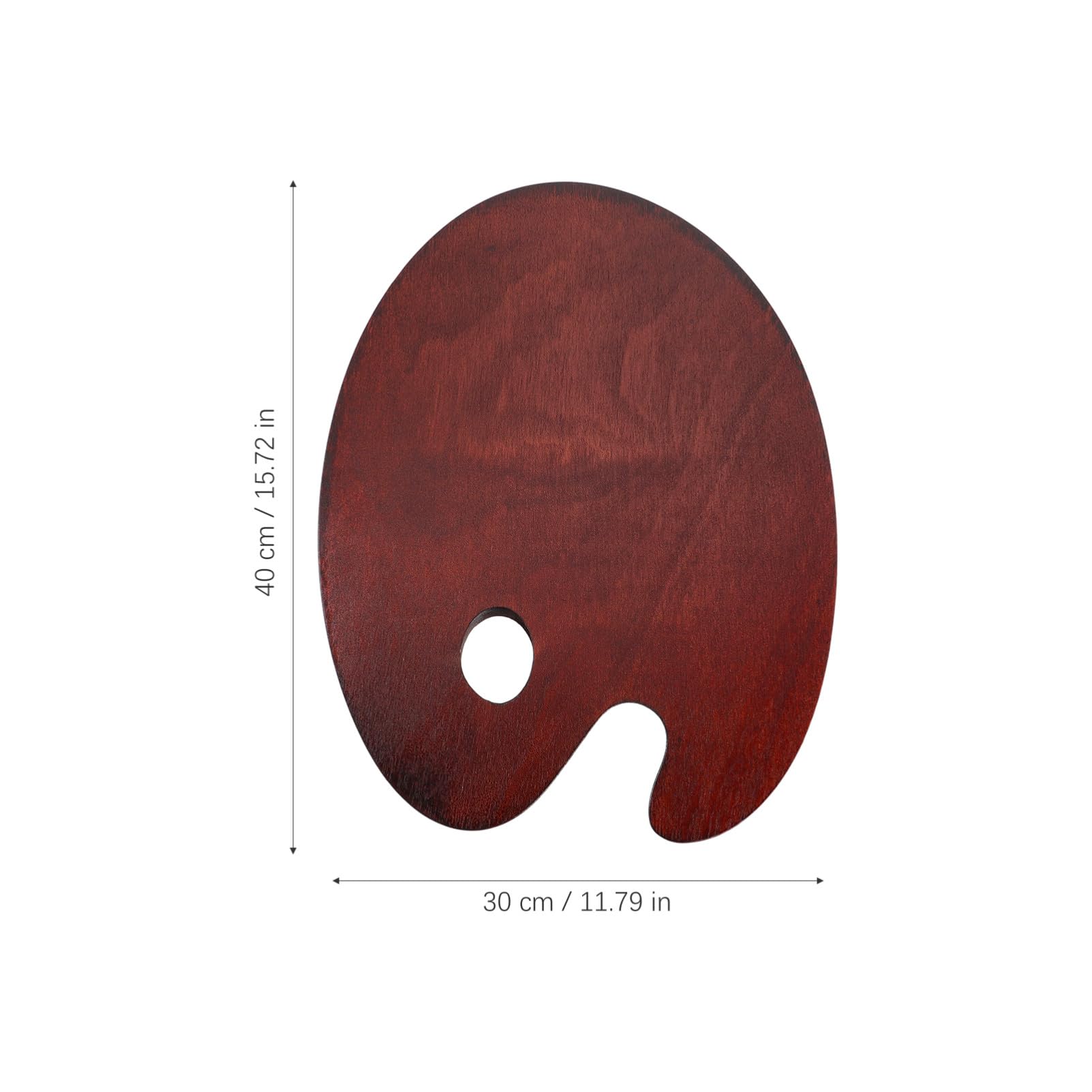 SHINEOFI Paleta de Pintura de Madera para Mezclar Colores Bandeja Lisa, Adecuado para Artistas y Estudiantes en Dibujo y Mezcla de Pintura al Óleo