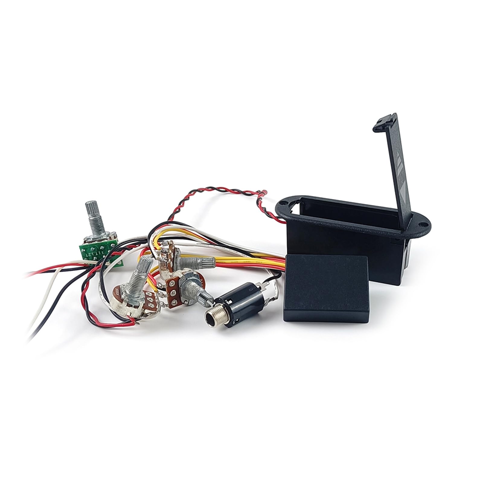 Circuito preamplificatore a 3 bande per chitarra elettrica e basso, set con kit di pickup e controllo del tono